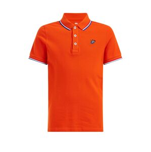WE Fashion Tričko  tmavě oranžová / červená / námořnická modř / bílá