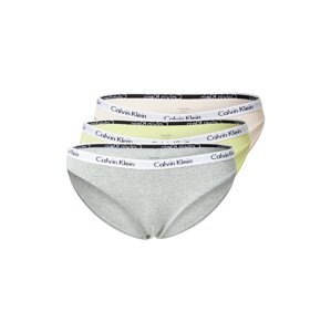 Calvin Klein Underwear Kalhotky  béžová / světle žlutá / šedý melír / bílá