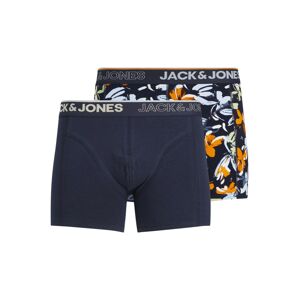 JACK & JONES Boxerky  námořnická modř / oranžová / světlemodrá / světle zelená / bílá