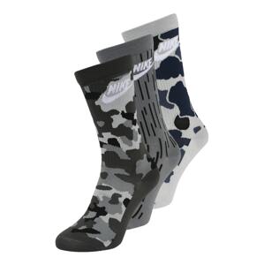 Nike Sportswear Ponožky 'Everyday'  šedá / bílá / námořnická modř / tmavě šedá