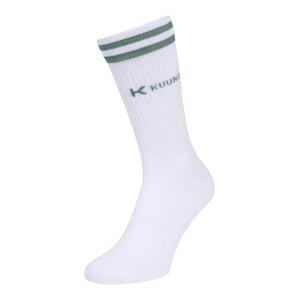 KUUNO Ponožky  zelená / bílá