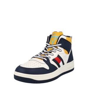 Tommy Jeans Kotníkové tenisky  námořnická modř / tyrkysová / tmavě žlutá / červená / bílá