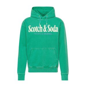 SCOTCH & SODA Mikina  krémová / chladná modrá / zelená
