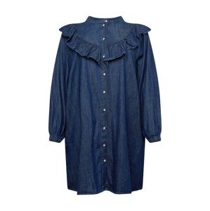 Zizzi Košilové šaty 'KAROLINE'  tmavě modrá