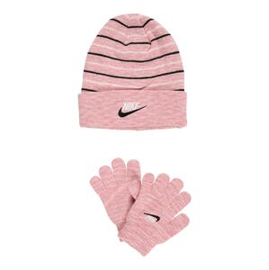 Nike Sportswear Čepice 'NAN SPACE'  růžový melír / bílá / černá