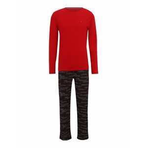 Tommy Hilfiger Underwear Pyžamo dlouhé  červená / černá / bílá