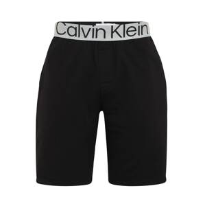 Calvin Klein Underwear Pyžamové kalhoty  stříbrně šedá / černá