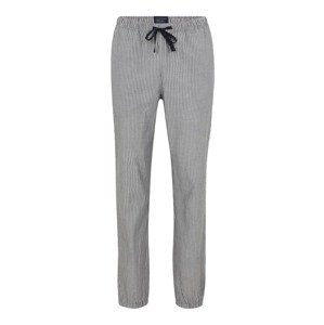 SCHIESSER Pyžamové kalhoty  chladná modrá / bílá
