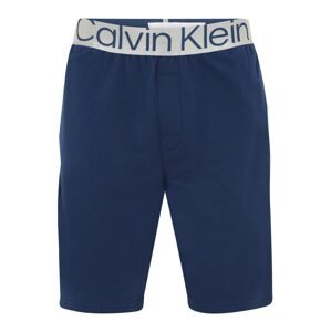 Calvin Klein Underwear Pyžamové kalhoty  námořnická modř / světle šedá