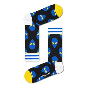 Happy Socks Ponožky 'Alien'  černá / modrá / žlutá / bílá