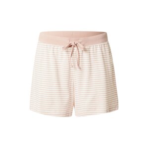 ESPRIT Pyžamové kalhoty  pink / bílá