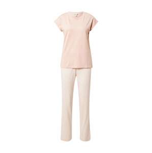ESPRIT Pyžamo  pink / bílá