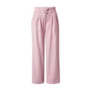 ONLY Kalhoty se sklady v pase 'Payton' růžová