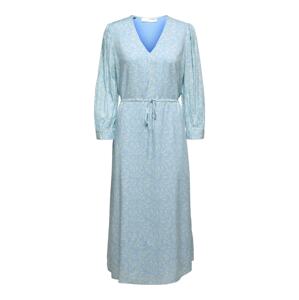 Selected Femme Tall Košilové šaty 'Brenda' světlemodrá / bílá / offwhite