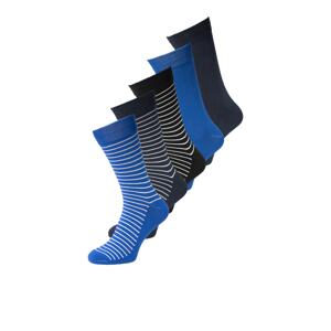 JACK & JONES Ponožky 'Finn'  modrá / námořnická modř / bílá