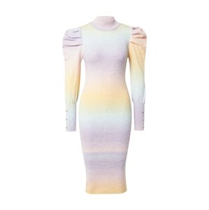 River Island Úpletové šaty  světle fialová / mix barev
