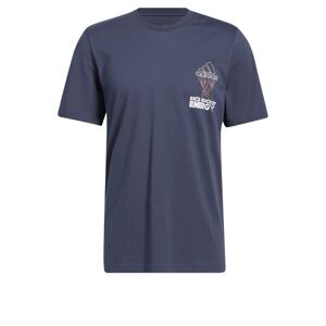 ADIDAS PERFORMANCE Funkční tričko  bílá / pink / tmavě modrá