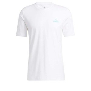 ADIDAS PERFORMANCE Funkční tričko  bílá / oranžová / modrá / černá