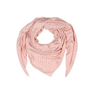 Calvin Klein Šátek  světle růžová / bílá / tmavě béžová