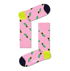 Happy Socks Ponožky  žlutá / zelená / pink / černá / bílá