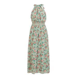 VILA Letní šaty 'MICADA' růžově zlatá / olivová / smaragdová