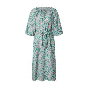 EDITED Košilové šaty 'Fadia'  zelená / nefritová / světle fialová / růžová