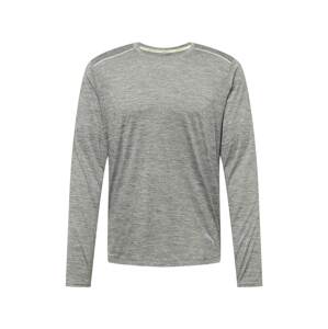 PUMA Funkční tričko  šedý melír / pastelově zelená