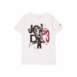 Jordan Tričko 'JUMBLE'  bílá / červená / černá / šedá