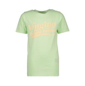 VINGINO Tričko 'HAZU'  světle zelená / oranžová
