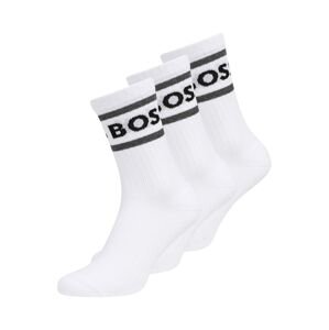BOSS Orange Ponožky  bílá / černá / tmavě šedá