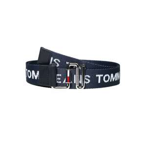 Tommy Jeans Opasek  námořnická modř / červená / stříbrná / bílá