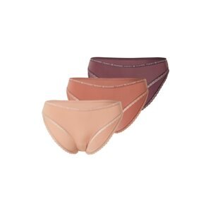 Tommy Hilfiger Underwear Kalhotky  burgundská červeň / broskvová / bílá