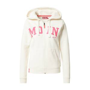 Derbe Mikina s kapucí 'Moin'  offwhite / pink