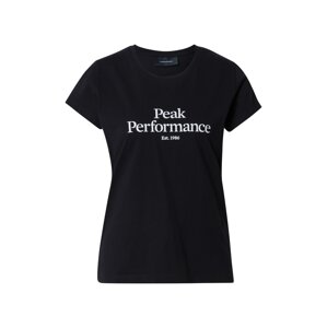 PEAK PERFORMANCE Funkční tričko 'Original'  černá / bílá