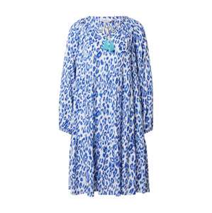 Zwillingsherz Košilové šaty  modrá / světlemodrá / bílá