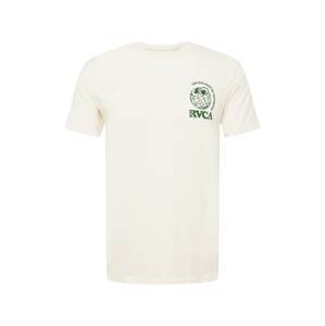 RVCA Tričko  zelená / bílá