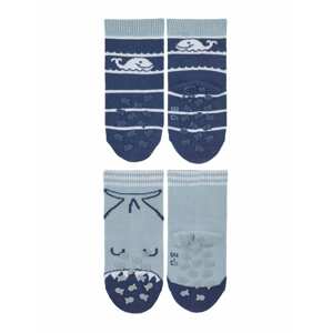STERNTALER Ponožky  tmavě modrá / bílá / světlemodrá / kouřově modrá