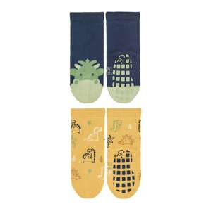 STERNTALER Ponožky  modrá / žlutá / pastelově zelená / červená / bílá