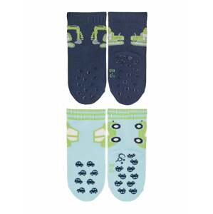 STERNTALER Ponožky  světlemodrá / šedá / bílá / tmavě modrá / světle zelená