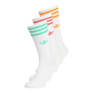 ADIDAS ORIGINALS Ponožky  bílá / nefritová / červená / oranžová