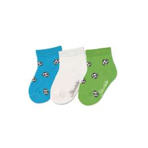 STERNTALER Ponožky  bílá / zelená / modrá / černá