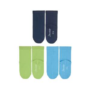 STERNTALER Ponožky  námořnická modř / azurová modrá / jablko / bílá