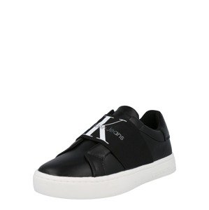 Calvin Klein Jeans Slip on boty  šedá / černá / bílá