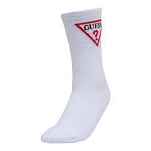 GUESS Ponožky 'ELLEN'  bílá / červená / černá