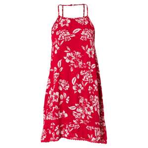 Superdry Letní šaty  červená / bílá