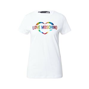 Love Moschino Tričko 'MAGLIETTA'  mix barev / bílá