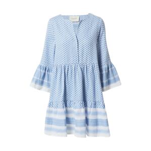 Summery Copenhagen Košilové šaty 'Julia'  bílá / nebeská modř
