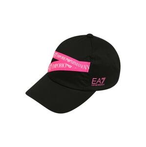 EA7 Emporio Armani Čepice  černá / pink / bílá