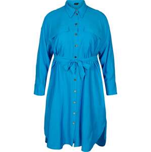 Zizzi Košilové šaty modrá