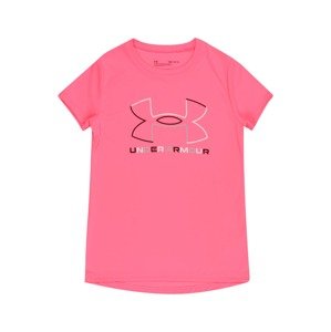 UNDER ARMOUR Funkční tričko  pink / černá / šedá